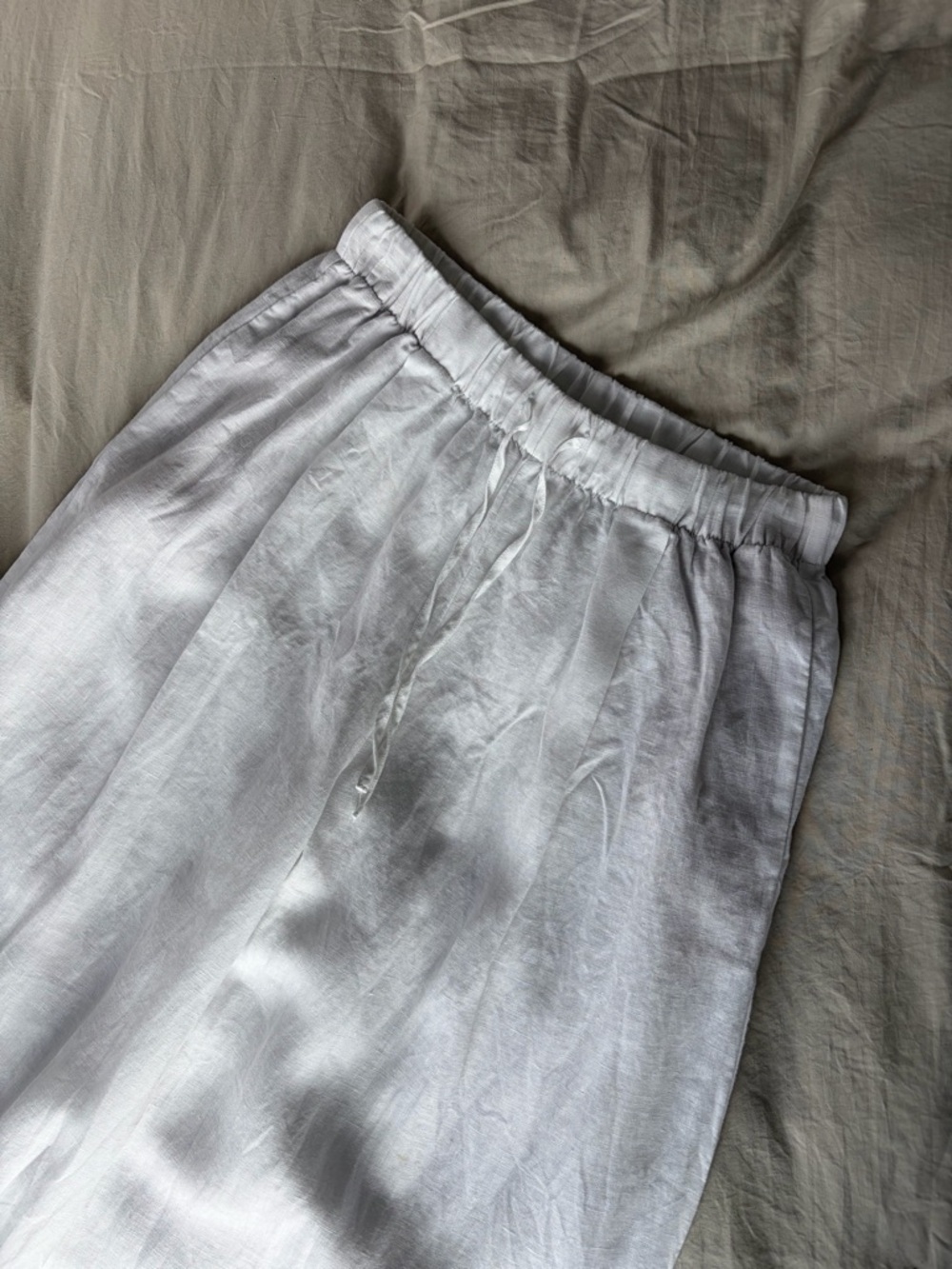 Zara Linen Palazzo Pants